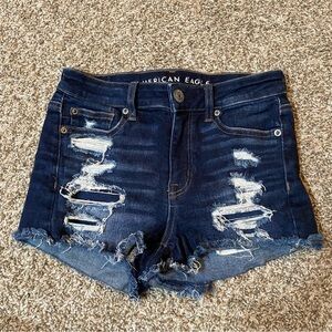 American Eagle Outfitters Hi Rise Shortie Shorts Size 0